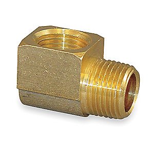 Pipe Size 3/4" 5 Brass Fittings: Brass 90° Street Elbow QTY 