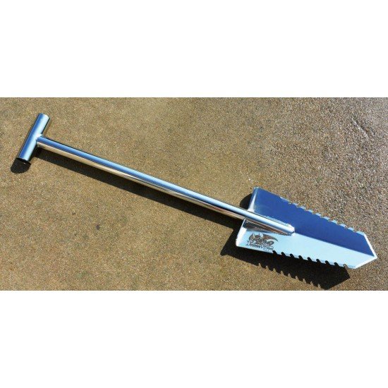Dominion OffRoad Stainless Steel "Bad Ass Camp Shovel" - Zombie Apocalypse Serrated Edge Version Dominion OffRoad Stainless Steel "Bad Ass Camp Shovel" - Zombie Apocalypse Serrated Edge Version