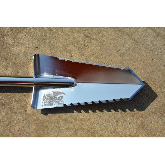 Dominion OffRoad Stainless Steel "Bad Ass Camp Shovel" - Zombie Apocalypse Serrated Edge Version Dominion OffRoad Stainless Steel "Bad Ass Camp Shovel" - Zombie Apocalypse Serrated Edge Version